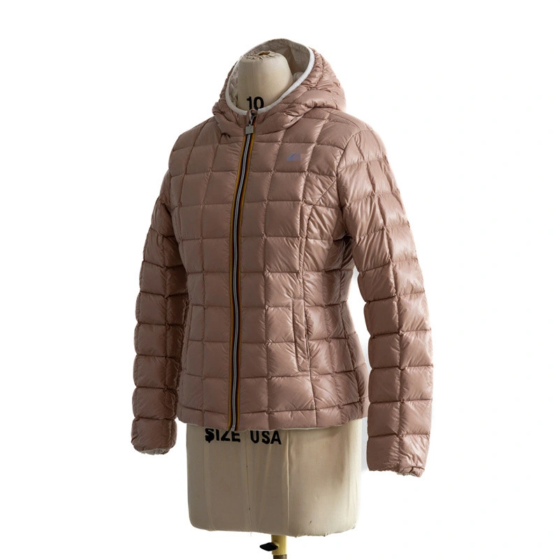 Customized High Quality Reversible Puffer Coat for Women